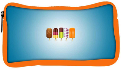 

Snoogg Eco Friendly Canvas Icecreams Designer Student Pen Pencil Case Coin Purse Pouch Cosmetic Makeup Bag (ORANGE) Pouch(Multicolor)