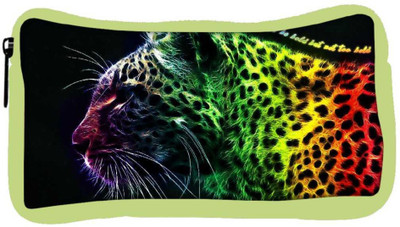

Snoogg Eco Friendly Canvas Neon Leopard Designer Student Pen Pencil Case Coin Purse Pouch Cosmetic Makeup Bag (GREEN) Pouch(Multicolor)