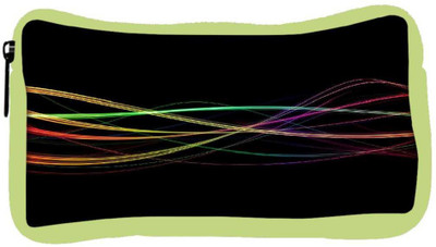 

Snoogg Eco Friendly Canvas Multiple Rays In Black Background Designer Student Pen Pencil Case Coin Purse Pouch Cosmetic Makeup Bag (GREEN) Pouch(Multicolor)