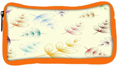 

Snoogg Eco Friendly Canvas Lite Color Leaves Designer Student Pen Pencil Case Coin Purse Pouch Cosmetic Makeup Bag (ORANGE) Pouch(Multicolor)