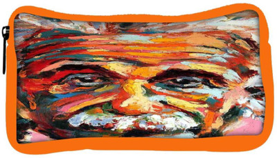 

Snoogg Eco Friendly Canvas Einstein Scientist'S Vision Student Pen Pencil Case Coin Purse Pouch Cosmetic Makeup Bag (ORANGE) Pouch(Multicolor)