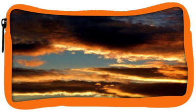 

Snoogg Eco Friendly Canvas Evening Clouds In Sky Background Student Pen Pencil Case Coin Purse Pouch Cosmetic Makeup Bag (ORANGE) Pouch(Multicolor)