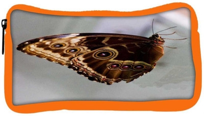 

Snoogg Eco Friendly Canvas Butterfly Blue Morpho Student Pen Pencil Case Coin Purse Pouch Cosmetic Makeup Bag (ORANGE) Pouch(Multicolor)