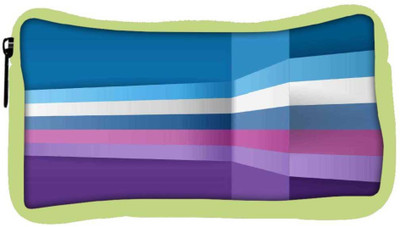

Snoogg Eco Friendly Canvas 3D Layer Lines 2393 Student Pen Pencil Case Coin Purse Pouch Cosmetic Makeup Bag (GREEN) Pouch(Multicolor)