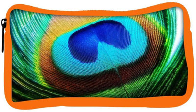 

Snoogg Eco Friendly Canvas Peacock Feather Closeup Student Pen Pencil Case Coin Purse Pouch Cosmetic Makeup Bag (ORANGE) Pouch(Multicolor)