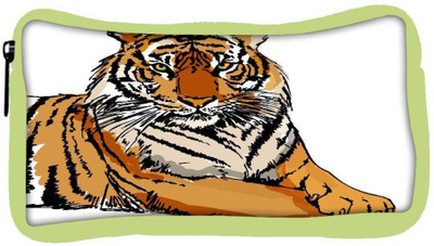 

Snoogg Eco Friendly Canvas Sketch Of White Tiger Vector Illustration Student Pen Pencil Case Coin Purse Pouch Cosmetic Makeup Bag (GREEN) Pouch(Multicolor)