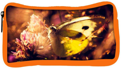

Snoogg Eco Friendly Canvas Light Yellow Butterfly Designer Student Pen Pencil Case Coin Purse Pouch Cosmetic Makeup Bag (ORANGE) Pouch(Multicolor)