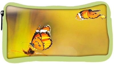 

Snoogg Eco Friendly Canvas Yellow Butterfly Designer Student Pen Pencil Case Coin Purse Pouch Cosmetic Makeup Bag (GREEN) Pouch(Multicolor)
