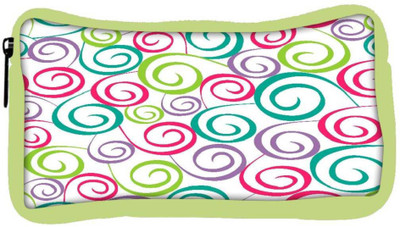 

Snoogg Eco Friendly Canvas Colorful Pattern Amazed Designer Student Pen Pencil Case Coin Purse Pouch Cosmetic Makeup Bag (GREEN) Pouch(Multicolor)