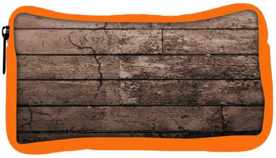 

Snoogg Eco Friendly Canvas Old Wood Textures Designer Student Pen Pencil Case Coin Purse Pouch Cosmetic Makeup Bag (ORANGE) Pouch(Multicolor)
