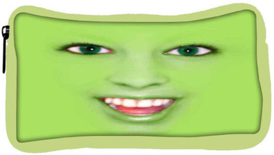 

Snoogg Eco Friendly Canvas Face Camouflage Funny Student Pen Pencil Case Coin Purse Pouch Cosmetic Makeup Bag (GREEN) Pouch(Multicolor)