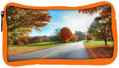 

Snoogg Eco Friendly Canvas Clean Roads Designer Student Pen Pencil Case Coin Purse Pouch Cosmetic Makeup Bag (ORANGE) Pouch(Multicolor)