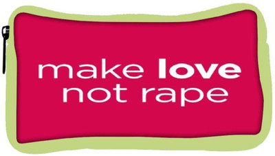 

Snoogg Eco Friendly Canvas Make Love Not Rape 2793 Student Pen Pencil Case Coin Purse Pouch Cosmetic Makeup Bag (GREEN) Pouch(Multicolor)