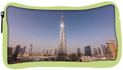 

Snoogg Eco Friendly Canvas Burj Khalifa Designer Student Pen Pencil Case Coin Purse Pouch Cosmetic Makeup Bag (GREEN) Pouch(Multicolor)