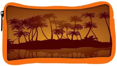 

Snoogg Eco Friendly Canvas Tropical Night Vector Background Student Pen Pencil Case Coin Purse Pouch Cosmetic Makeup Bag (ORANGE) Pouch(Multicolor)