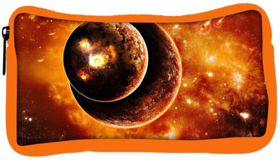 

Snoogg Eco Friendly Canvas Solar Eclipse Designer Student Pen Pencil Case Coin Purse Pouch Cosmetic Makeup Bag (ORANGE) Pouch(Multicolor)