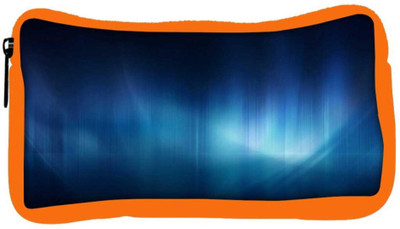 

Snoogg Eco Friendly Canvas Abstract Blue Pattern Design Designer Student Pen Pencil Case Coin Purse Pouch Cosmetic Makeup Bag (ORANGE) Pouch(Multicolor)