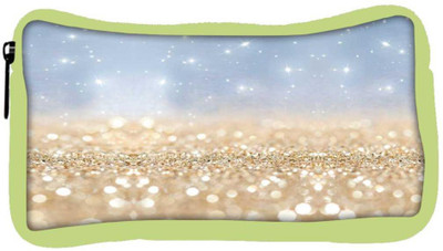

Snoogg Eco Friendly Canvas Sands Or Crystals Student Pen Pencil Case Coin Purse Pouch Cosmetic Makeup Bag (GREEN) Pouch(Multicolor)