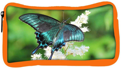 

Snoogg Eco Friendly Canvas Multicolor Butterfly Designer Student Pen Pencil Case Coin Purse Pouch Cosmetic Makeup Bag (ORANGE) Pouch(Multicolor)