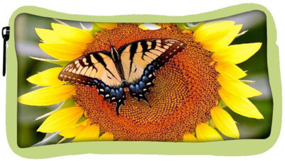 

Snoogg Eco Friendly Canvas Butterfly Seeking Honey From Sunflower Designer Student Pen Pencil Case Coin Purse Pouch Cosmetic Makeup Bag (GREEN) Pouch(Multicolor)