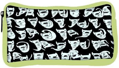 

Snoogg Eco Friendly Canvas Dollar Kitty Student Pen Pencil Case Coin Purse Pouch Cosmetic Makeup Bag (GREEN) Pouch(Multicolor)