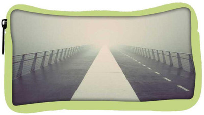 

Snoogg Eco Friendly Canvas Into The Fog Student Pen Pencil Case Coin Purse Pouch Cosmetic Makeup Bag (GREEN) Pouch(Multicolor)
