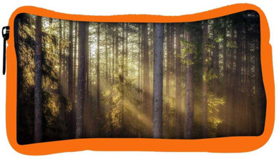 

Snoogg Eco Friendly Canvas Sunlight In Forest Designer Student Pen Pencil Case Coin Purse Pouch Cosmetic Makeup Bag (ORANGE) Pouch(Multicolor)
