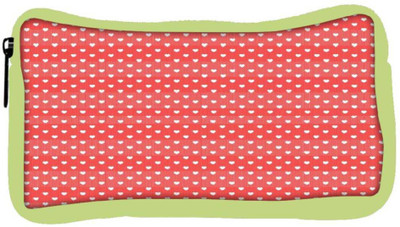 

Snoogg Eco Friendly Canvas Heart Love Pattern Student Pen Pencil Case Coin Purse Pouch Cosmetic Makeup Bag (GREEN) Pouch(Multicolor)