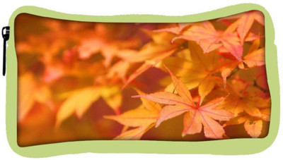 

Snoogg Eco Friendly Canvas Orange Leaves Designer Student Pen Pencil Case Coin Purse Pouch Cosmetic Makeup Bag (GREEN) Pouch(Multicolor)