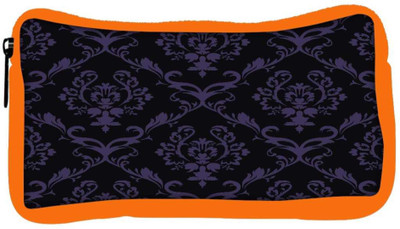 

Snoogg Eco Friendly Canvas Purple Pattern Designer Student Pen Pencil Case Coin Purse Pouch Cosmetic Makeup Bag (ORANGE) Pouch(Multicolor)