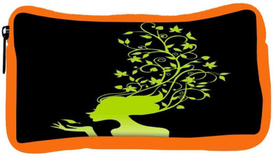 

Snoogg Eco Friendly Canvas Womens Brain 2488 Student Pen Pencil Case Coin Purse Pouch Cosmetic Makeup Bag (ORANGE) Pouch(Multicolor)