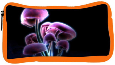 

Snoogg Eco Friendly Canvas Neon Mushroom Designer Student Pen Pencil Case Coin Purse Pouch Cosmetic Makeup Bag (ORANGE) Pouch(Multicolor)