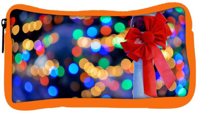 

Snoogg Eco Friendly Canvas Red Ribbon On A Pole Designer Student Pen Pencil Case Coin Purse Pouch Cosmetic Makeup Bag (ORANGE) Pouch(Multicolor)