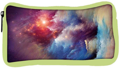 

Snoogg Eco Friendly Canvas Universe Storm Student Pen Pencil Case Coin Purse Pouch Cosmetic Makeup Bag (GREEN) Pouch(Multicolor)