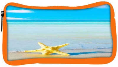 

Snoogg Eco Friendly Canvas Summer Beach Student Pen Pencil Case Coin Purse Pouch Cosmetic Makeup Bag (ORANGE) Pouch(Multicolor)