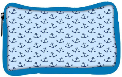 

Snoogg Eco Friendly Canvas Blue Anchor Designer Student Pen Pencil Case Coin Purse Pouch Cosmetic Makeup Bag (BLUE) Pouch(Multicolor)