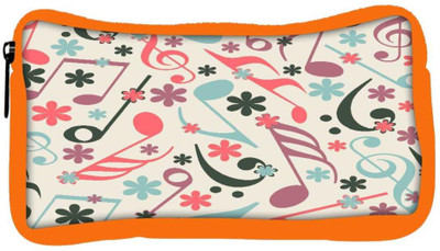 

Snoogg Eco Friendly Canvas Music Strings Designer Student Pen Pencil Case Coin Purse Pouch Cosmetic Makeup Bag (ORANGE) Pouch(Multicolor)