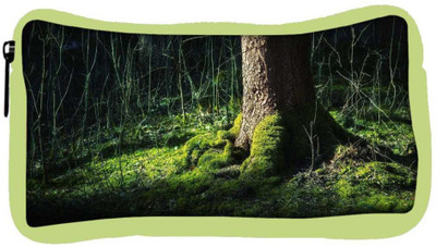 

Snoogg Eco Friendly Canvas Huge Tree Designer Student Pen Pencil Case Coin Purse Pouch Cosmetic Makeup Bag (GREEN) Pouch(Multicolor)