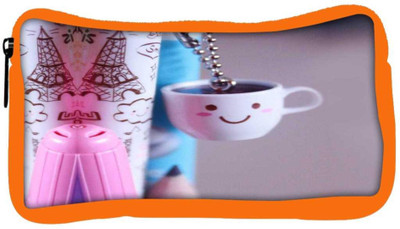 

Snoogg Eco Friendly Canvas Smile Cups Student Pen Pencil Case Coin Purse Pouch Cosmetic Makeup Bag (ORANGE) Pouch(Multicolor)