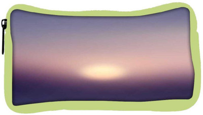 

Snoogg Eco Friendly Canvas Blurry Sunrise Student Pen Pencil Case Coin Purse Pouch Cosmetic Makeup Bag (GREEN) Pouch(Multicolor)