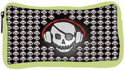 

Snoogg Eco Friendly Canvas Calavera Music Designer Student Pen Pencil Case Coin Purse Pouch Cosmetic Makeup Bag (GREEN) Pouch(Multicolor)