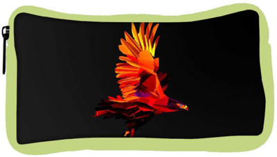 

Snoogg Eco Friendly Canvas Flying Eagle Designer Student Pen Pencil Case Coin Purse Pouch Cosmetic Makeup Bag (GREEN) Pouch(Multicolor)