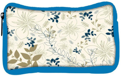 

Snoogg Eco Friendly Canvas Light Floral Design Designer Student Pen Pencil Case Coin Purse Pouch Cosmetic Makeup Bag (BLUE) Pouch(Multicolor)