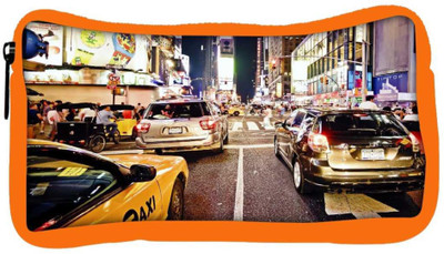 

Snoogg Eco Friendly Canvas New York Time Square At Night Designer Student Pen Pencil Case Coin Purse Pouch Cosmetic Makeup Bag (ORANGE) Pouch(Multicolor)