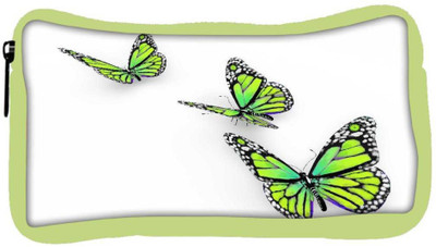 

Snoogg Eco Friendly Canvas Butterfly Isolated On White Student Pen Pencil Case Coin Purse Pouch Cosmetic Makeup Bag (GREEN) Pouch(Multicolor)