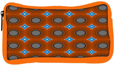 

Snoogg Eco Friendly Canvas Blue Stars Brown Pattern Designer Student Pen Pencil Case Coin Purse Pouch Cosmetic Makeup Bag (ORANGE) Pouch(Multicolor)