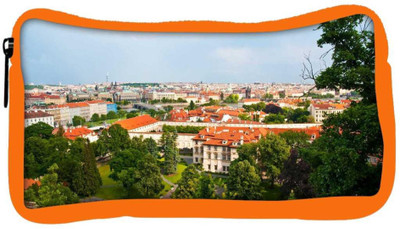 

Snoogg Eco Friendly Canvas Red Roof Houses Designer Student Pen Pencil Case Coin Purse Pouch Cosmetic Makeup Bag (ORANGE) Pouch(Multicolor)
