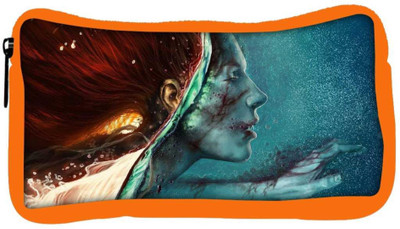 

Snoogg Eco Friendly Canvas Zombie Red Head Designer Student Pen Pencil Case Coin Purse Pouch Cosmetic Makeup Bag (ORANGE) Pouch(Multicolor)