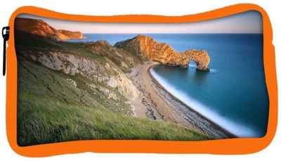 

Snoogg Eco Friendly Canvas Mountain And Large Opcean Designer Student Pen Pencil Case Coin Purse Pouch Cosmetic Makeup Bag (ORANGE) Pouch(Multicolor)