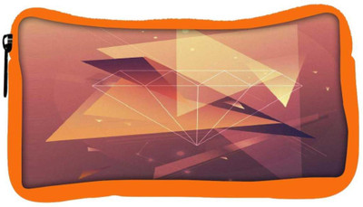 

Snoogg Eco Friendly Canvas Abstract Design Student Pen Pencil Case Coin Purse Pouch Cosmetic Makeup Bag (ORANGE) Pouch(Multicolor)